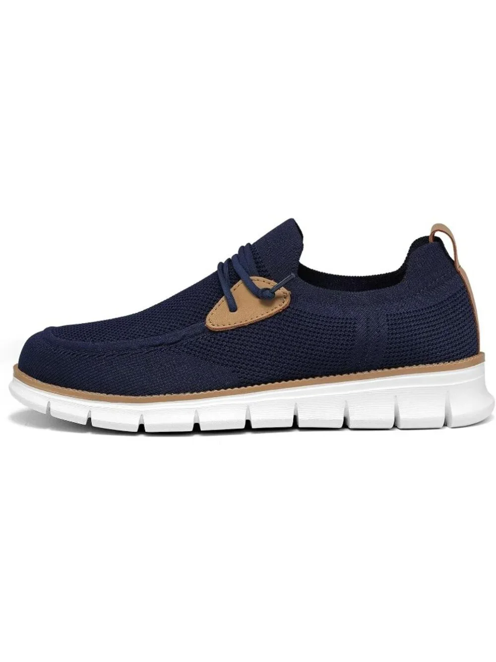 Men's Dark Blue Loafers Slip On Walking Dress Casual Business Oxfords Sneakers